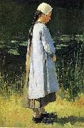 Theodore Robinson Angelus oil painting on canvas